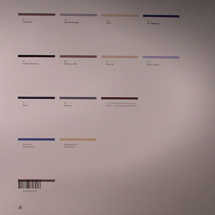 Lusine – The Waiting Room (2xLP, Ghostly International, 2013) Back Cover