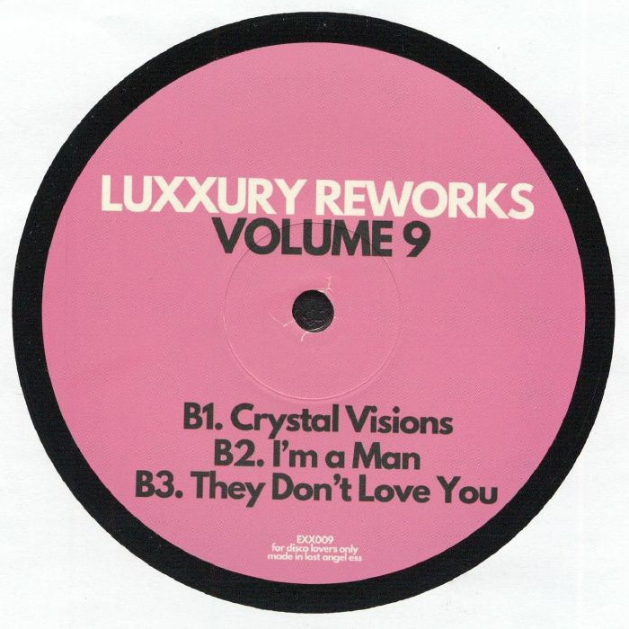 Luxxury – Luxxury Reworks Volume 9 (12", Expensive Sounding Music, 2026) Back Cover