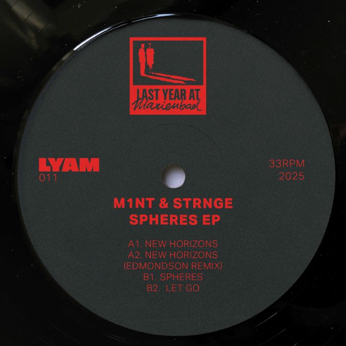 M1NT & STRNGE – Spheres EP (12", Last Year At Marienbad, 2026) Front Cover