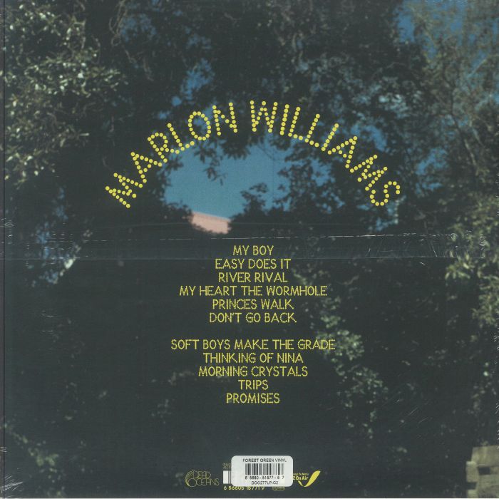 Marlon Williams – My Boy (LP, Forest Green, Dead Oceans, 2022) Back Cover