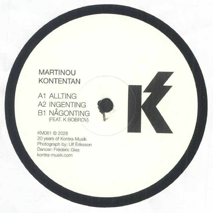 martinou – Kontentan (12", Kontra-Musik, 2026) Back Cover