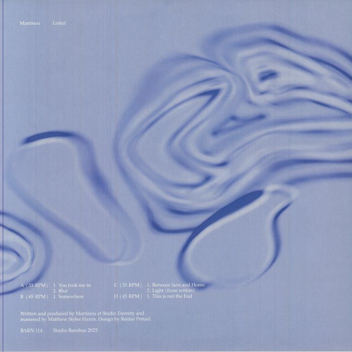 martinou – Linked (2x12", Studio Barnhus, 2025) back cover