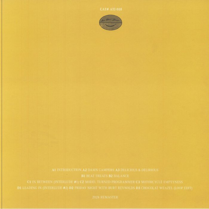 Marvin Dash – Model Turned Programmer (2xLP, All That Jelly, 2024) Back Cover