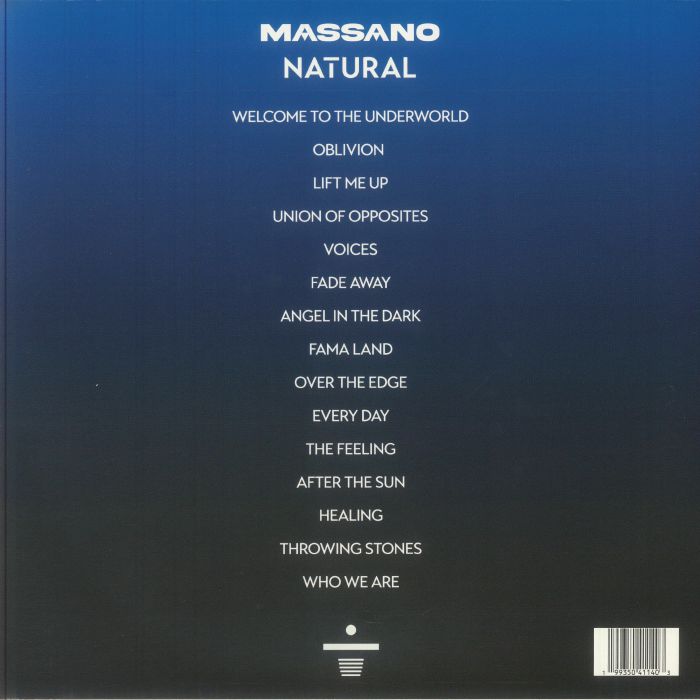 Massano – Natural (2x12", Simulate Recordings, 2025) back cover