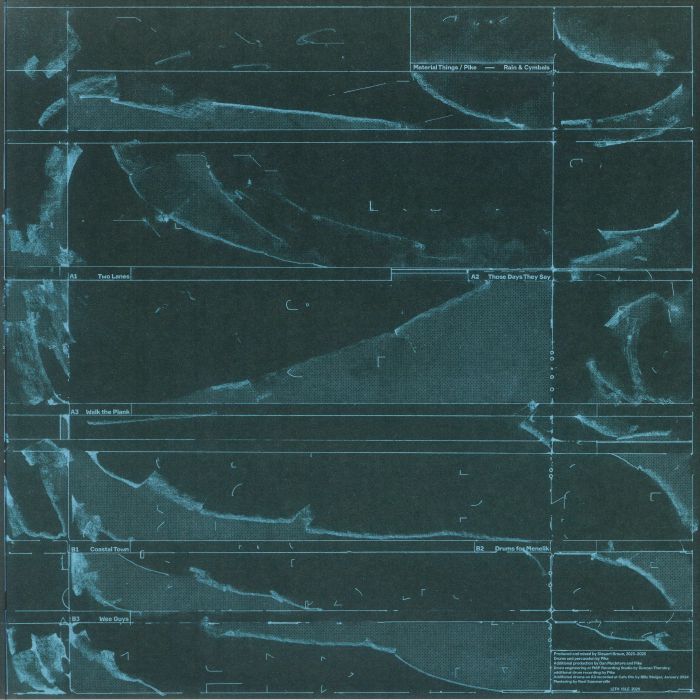 Material Things Pike – Rain & Cymbals (LP, 12th Isle, 2025) Back Cover