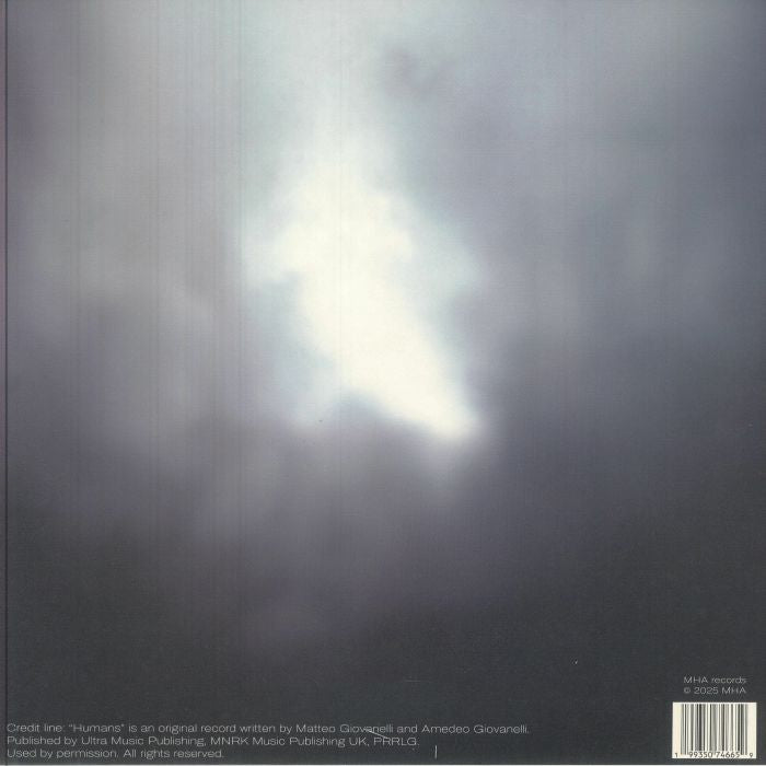 MATHAME – Humans (12", Grey Splatter, MHA, 2025) Back Cover