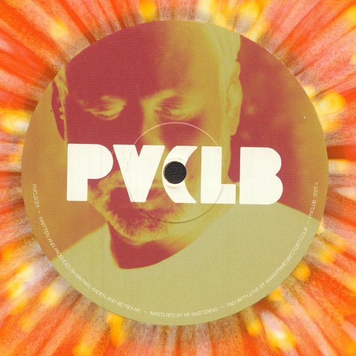 Mathias Kaden – Voices (12", Translucent Orange, PIV Limited, 2025) back cover