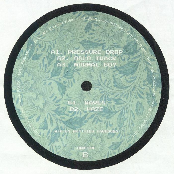 Matthieu Faubourg – Normal Boy EP (12", Housewax, 2024) Back Cover