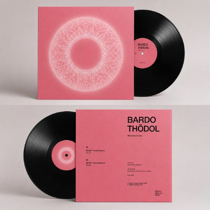 Merzbow & Vian – Bardo Thödol (LP, Modern Obscure Music, 2026) Back Cover