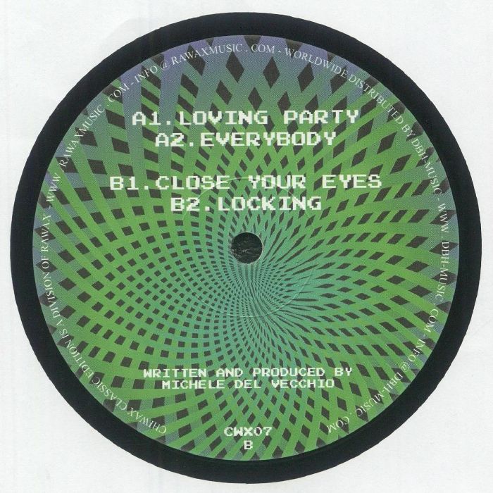 Michael d. Old – Move Your Time EP (12", Chiwax, 2025) Back Cover