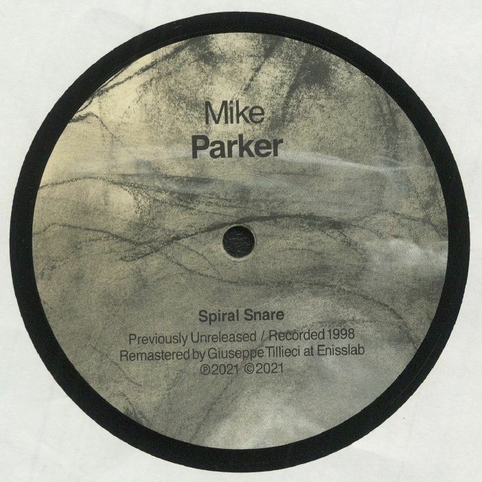 Mike Parker – Reduction / Spiral Snare (12", Geophone, 2021) Back Cover