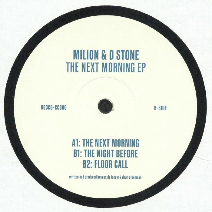 Milion & D Stone – The Next Morning EP (12", 803 Crystal Grooves, 2024) Back Cover