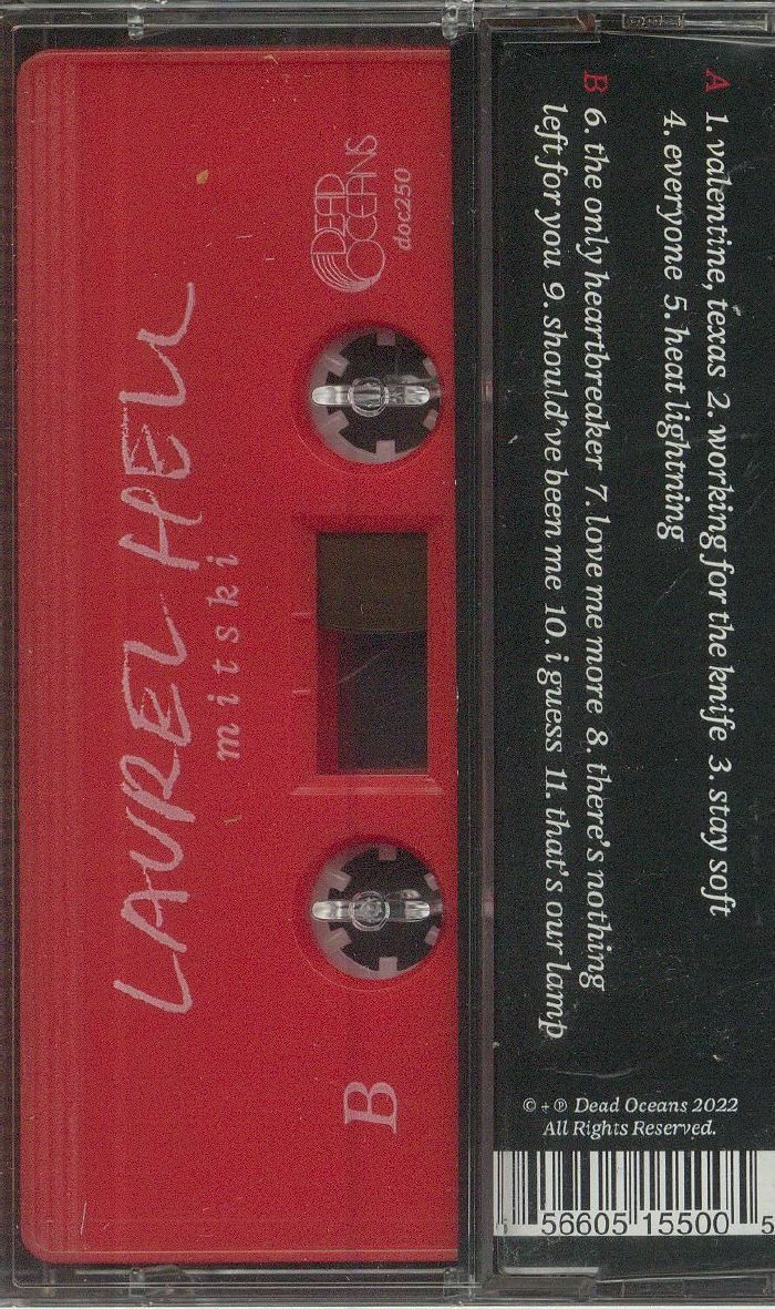 Mitski – Laurel Hell (Cassette, Dead Oceans, 2022) Back Cover