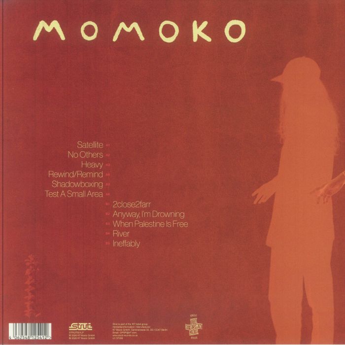 Momoko Gill – Momoko (LP, Strut, 2026) Back Cover