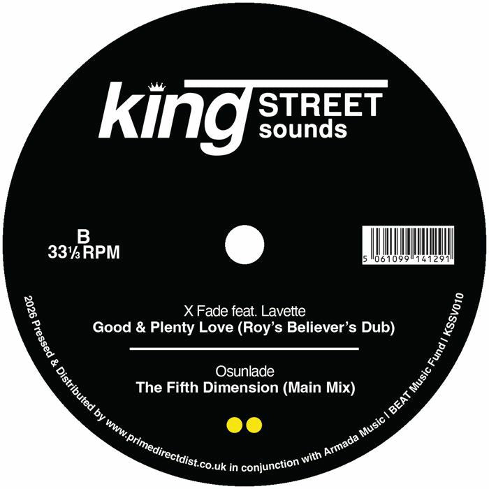 Mood Ii Swing / Jovonn / Roy Davis Jr / Osunlade – King Street Sounds Sampler Vol 7 (12", King Street Sounds, 2026) Back Cover
