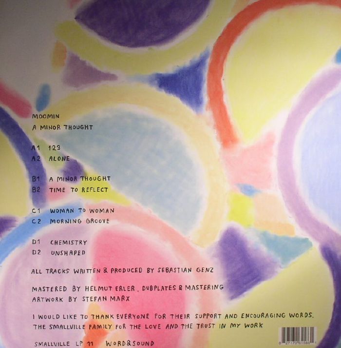 Moomin – A Minor Thought (2xLP, Smallville Records, 2016) Back Cover