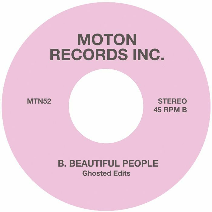 Moton Records Inc – Ghosted Edits (7", Moton, 2026) Back Cover