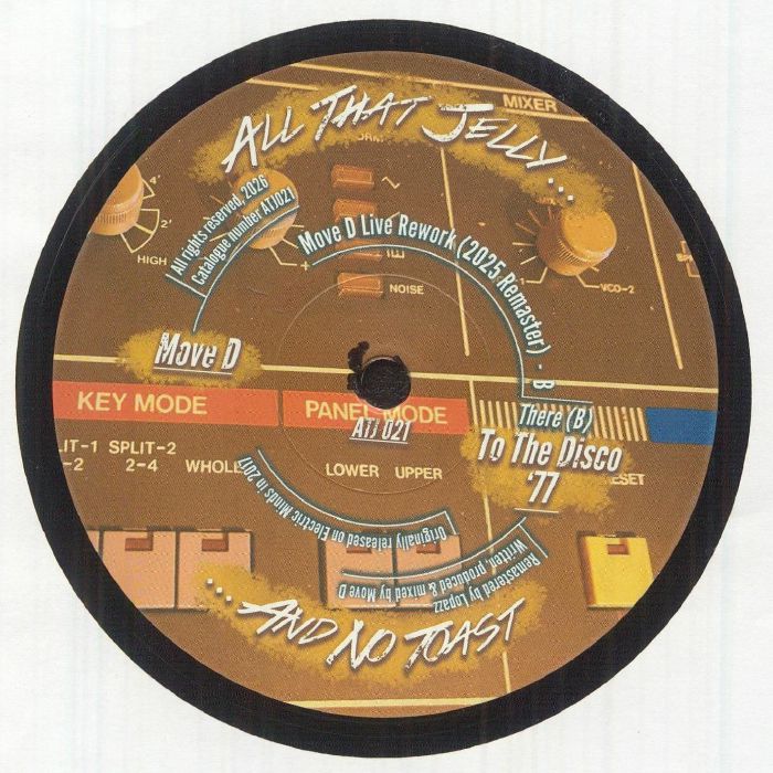 Move D – To The Disco '77 (2025 Remaster) (12", All That Jelly, 2026) Back Cover
