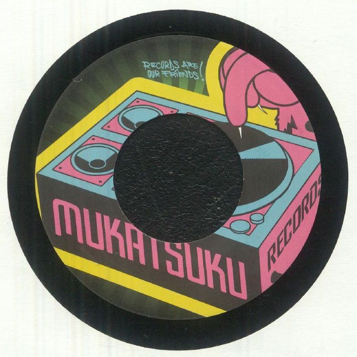 Mukatsuku Dele Sosimi The Estuary 21 – Wah Wah 45s Vs Mukatsuku: Part 2 (7", Mukatsuku Records, 2025) Back Cover