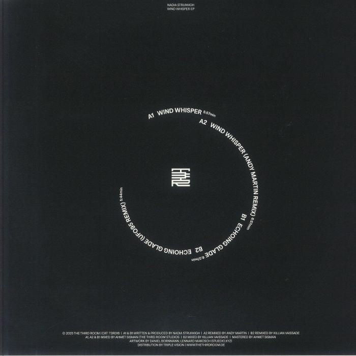Nadia Struiwigh – Wind Whisper EP (12", The Third Room, 2025) Back Cover