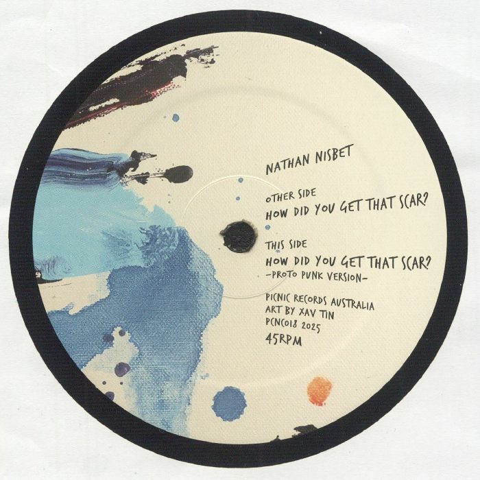 Nathan Nisbet – How Did You Get That Scar? (12", Picnic Records, 2025) Back Cover