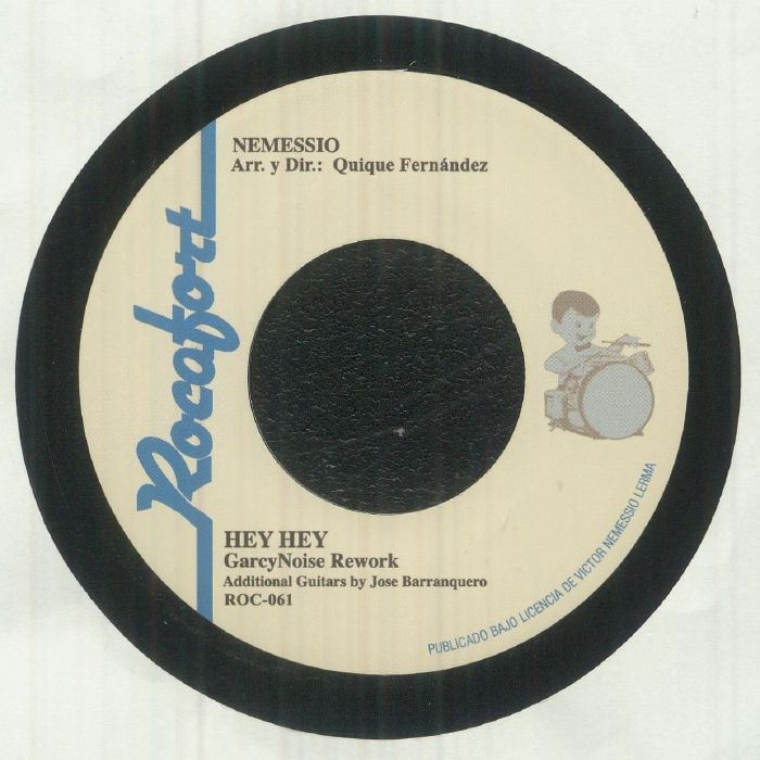 Nemessio – Hey Hey (7", Rocafort Records, 2025) back cover