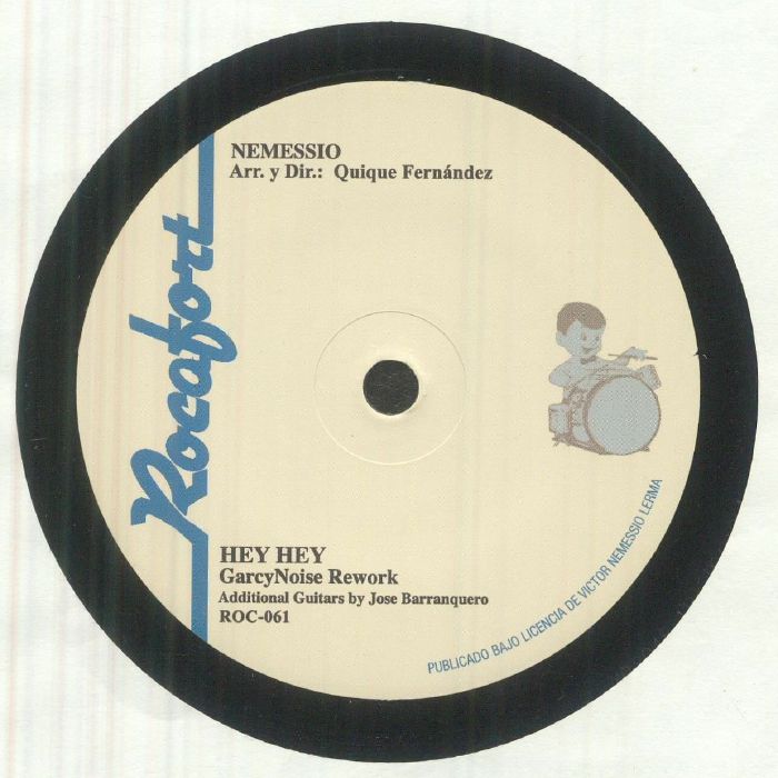 Nemessio – Hey Hey (7", Rocafort Records, 2026) Back Cover