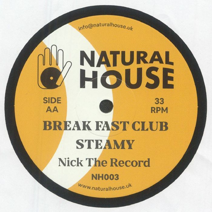 Nick The Record – Move On Down To The Other Side (12", Natural House, 2025) back cover