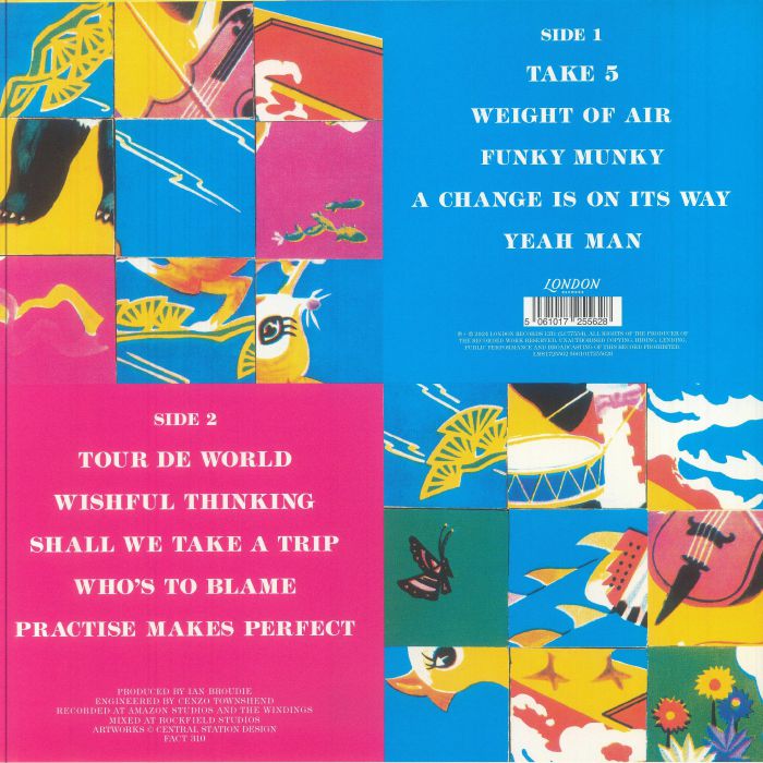 Northside – Chicken Rhythms (LP, Green, London Records, 2025) Back Cover