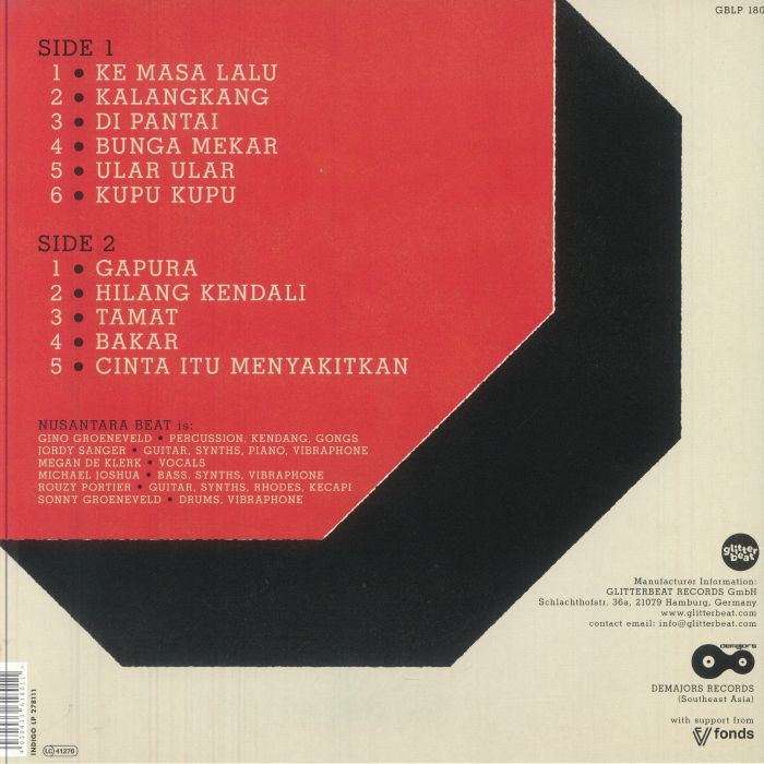 Nusantara Beat – Nusantara Beat (LP, Glitterbeat Records, 2025) Back Cover