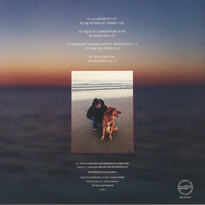 Oltrefuturo – Figure Del Flusso (Movimenti Adriatici) (2xLP, Macadam Mambo, 2026) Back Cover