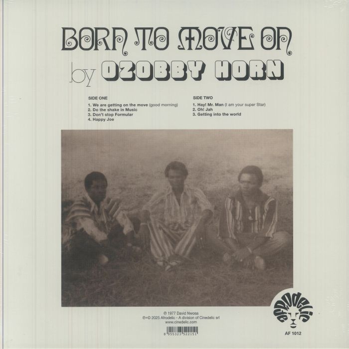 Ozobby Horn – Born To Move (LP, Afrodelic, 2025) image 02