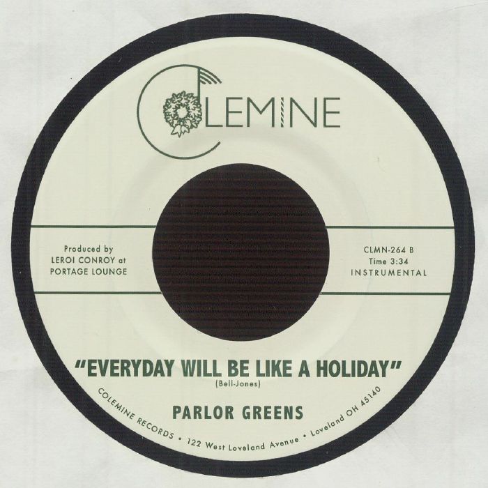 Parlor Greens – Auld Lang Syne (7", Colemine Records, 2025) Back Cover