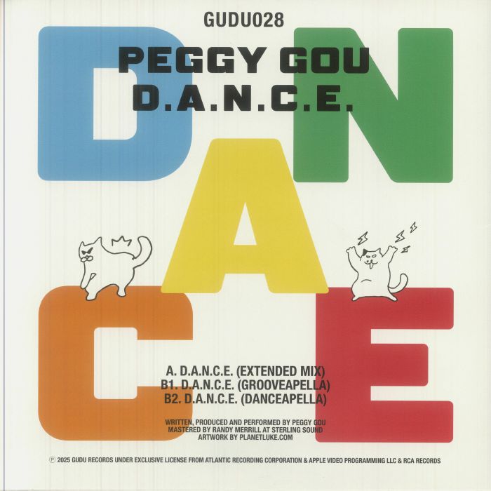 Peggy Gou – D.A.N.C.E. (12", Gudu Records, 2025) back cover