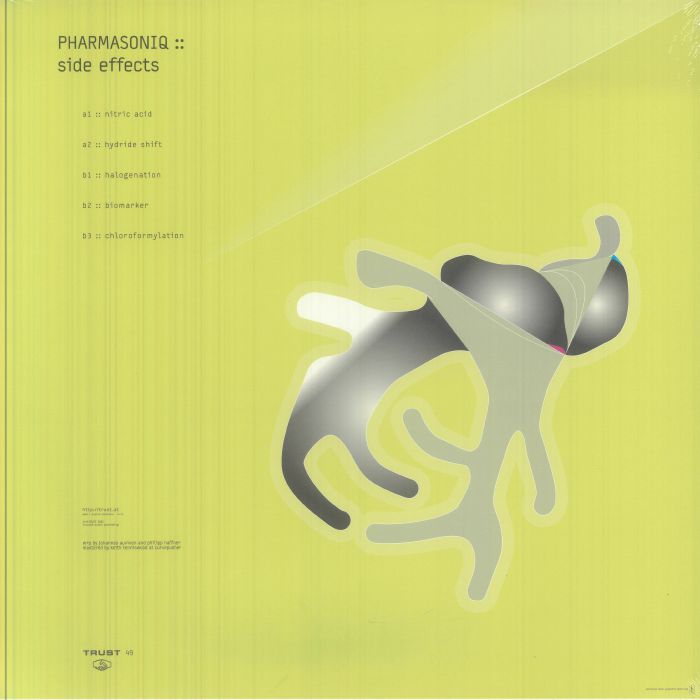 Pharmasoniq – Side Effects (12", White Marbeled, TRUST, 2026) Back Cover