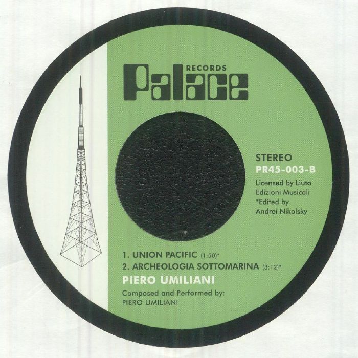 Piero Umiliani – Open Space (7", Palace Records, 2025) Back Cover