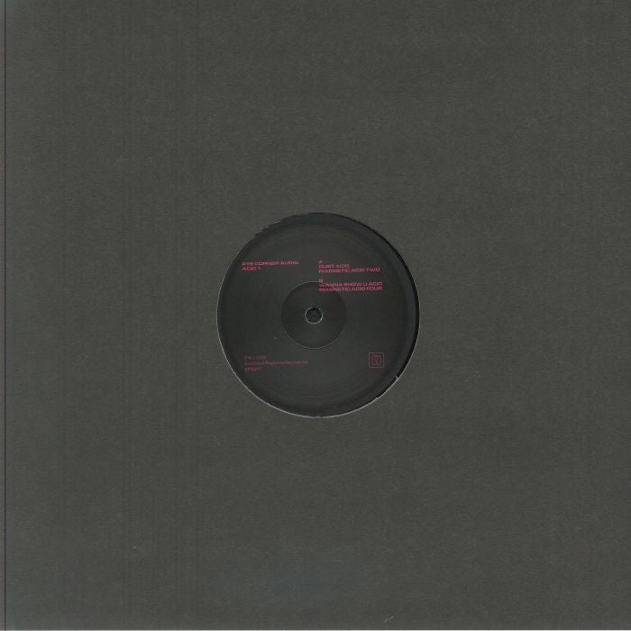 Pye Corner Audio – Acid 1 (12", Emotional Response, 2025) Back Cover