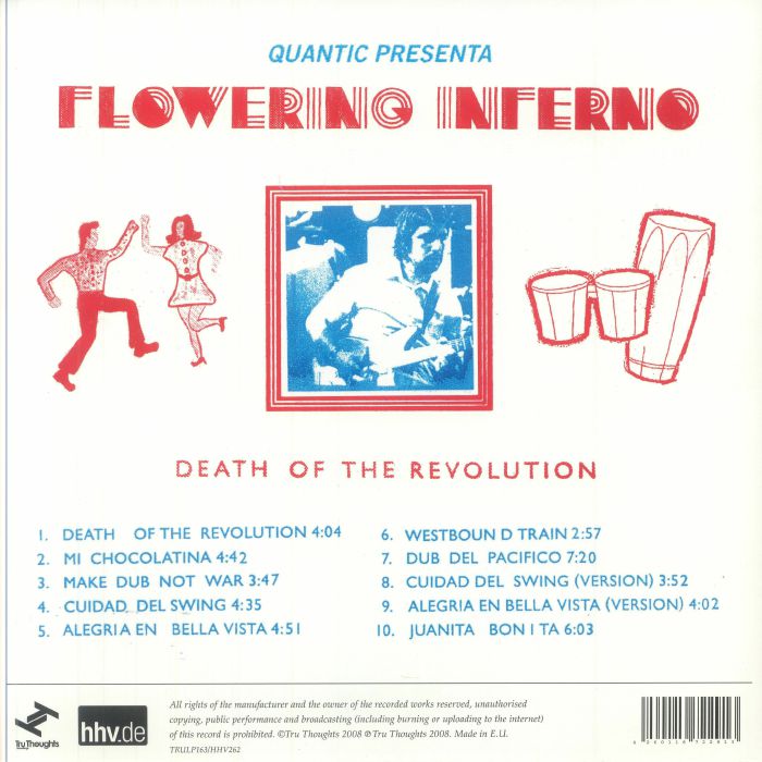 Quantic Presenta Flowering Inferno – Death Of The Revolution (LP, Tru Thoughts, HHV.DE, 2025) back cover