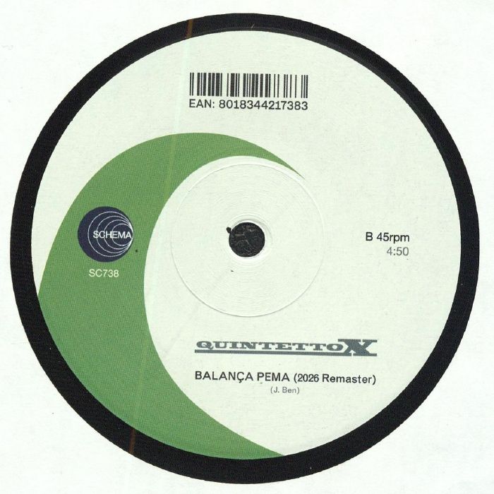 Quintetto X – Senza Paura (remastered) (7", Schema, 2026) Back Cover