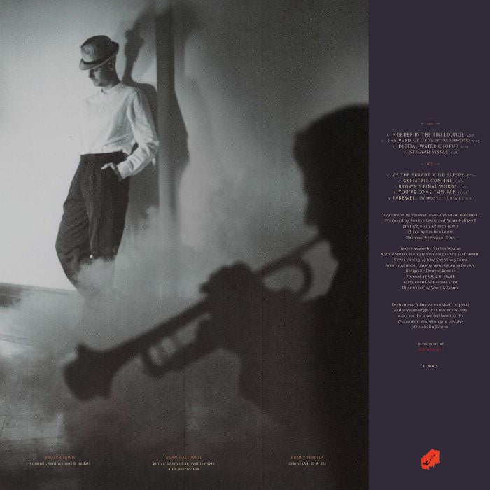 Reuben Lewis , Adam Halliwell – Return of the Airpoets (LP, Elations Recordings, 2025) Back Cover