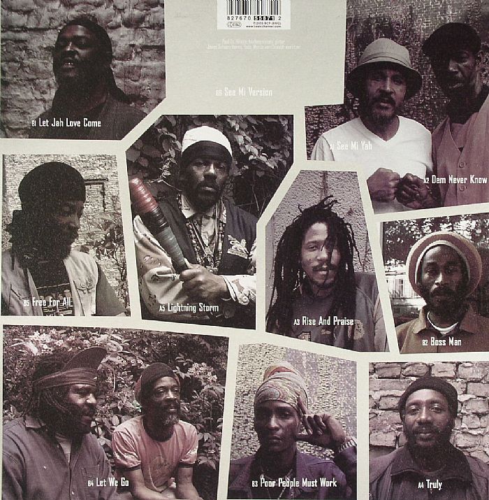 Rhythm & Sound – See Mi Yah (LP, Burial Mix, 2005) Back Cover
