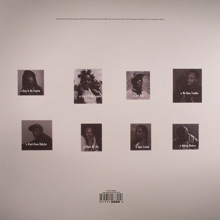 Rhythm & Sound – w/ The Artists (LP, Burial Mix, 2004) Back Cover