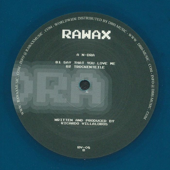Ricardo Villalobos – N-DRA (12", Aquamarine, Rawax, 2026) Back Cover