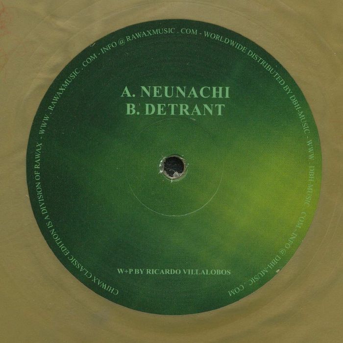 Ricardo Villalobos – Neunachi EP (12", Gold, Rawax, 2020) Back Cover