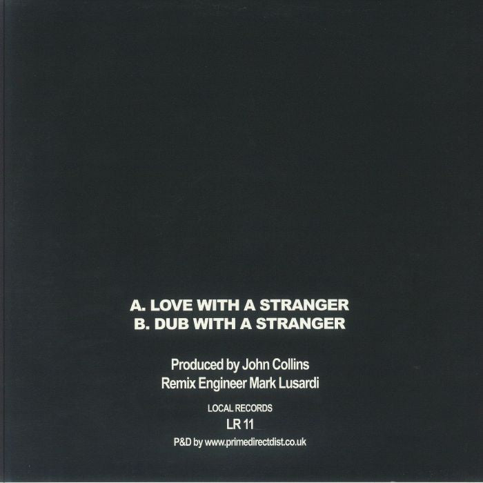 Rick Clarke – Love With A Stranger (12", Local Records, 2025) back cover