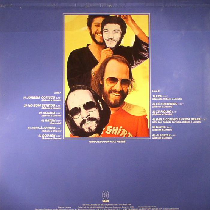 Robson Jorge & Lincoln Olivetti – Robson Jorge & Lincoln Olivetti (LP, Mr Bongo, Som Livre, 2023) back cover