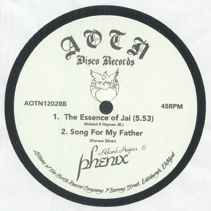 Roland Haynes Jr. And Phenix – Mind Games (12", Athens Of The North, 2026) Back Cover