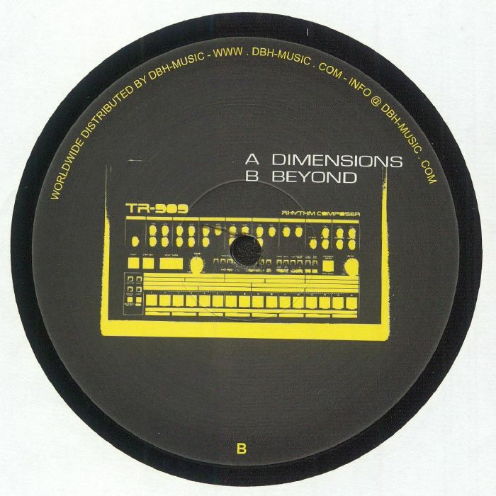 Ron Trent – Humans Drums & Machines (12", Electric Blue, 2025) back cover