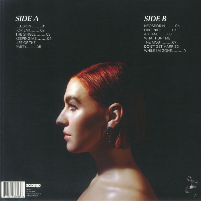 Carlile – Human Human (LP, Transparent Blood Orange Swirl, Sooper Records, 2024) Back Cover