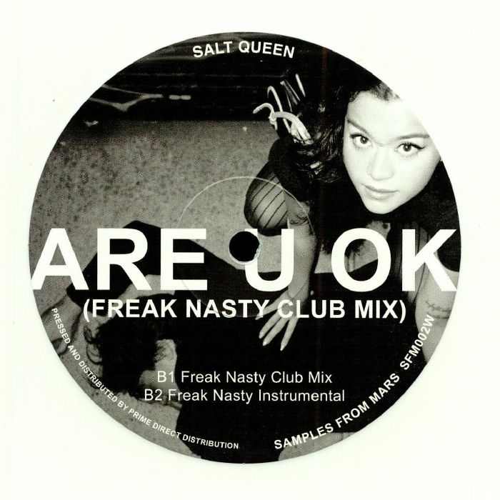 Salt Queen – Are U Ok (12", White, Samples From Mars, 2026) Back Cover